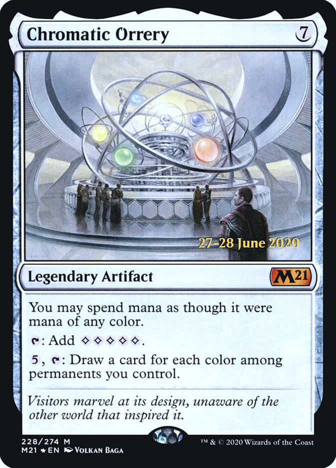 Chromatic Orrery  [Core Set 2021 Prerelease Promos] | Event Horizon Hobbies CA