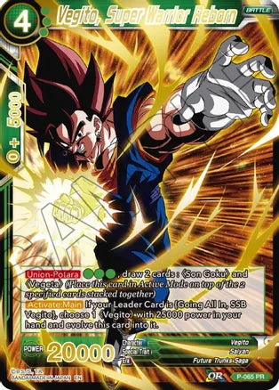 Vegito, Super Warrior Reborn (Gold Stamped) (P-065) [Mythic Booster] | Event Horizon Hobbies CA