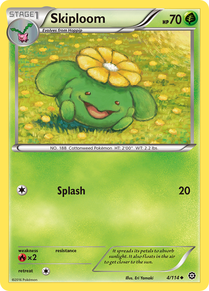 Skiploom (4/114) [XY: Steam Siege] | Event Horizon Hobbies CA