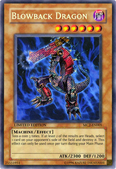 Blowback Dragon [MC2-EN005] Secret Rare | Event Horizon Hobbies CA