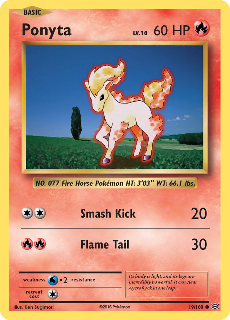 Ponyta (19/108) [XY: Evolutions] | Event Horizon Hobbies CA