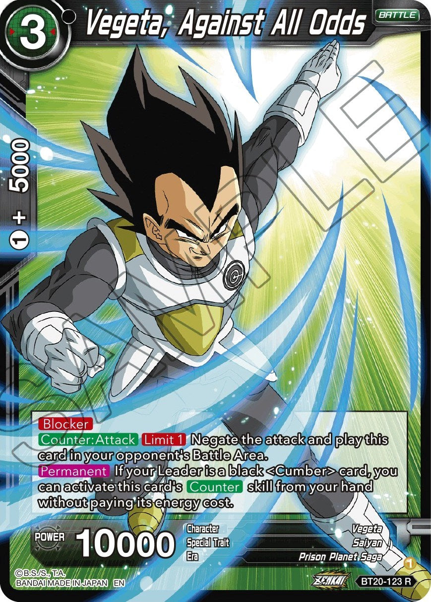 Vegeta, Against All Odds (BT20-123) [Power Absorbed] | Event Horizon Hobbies CA