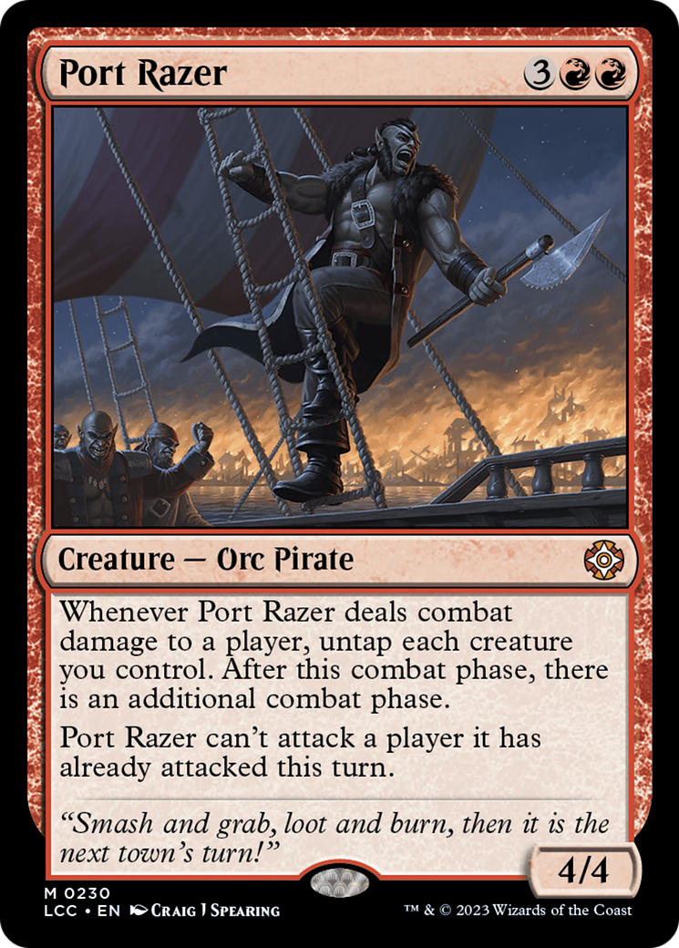 Port Razer [The Lost Caverns of Ixalan Commander] | Event Horizon Hobbies CA