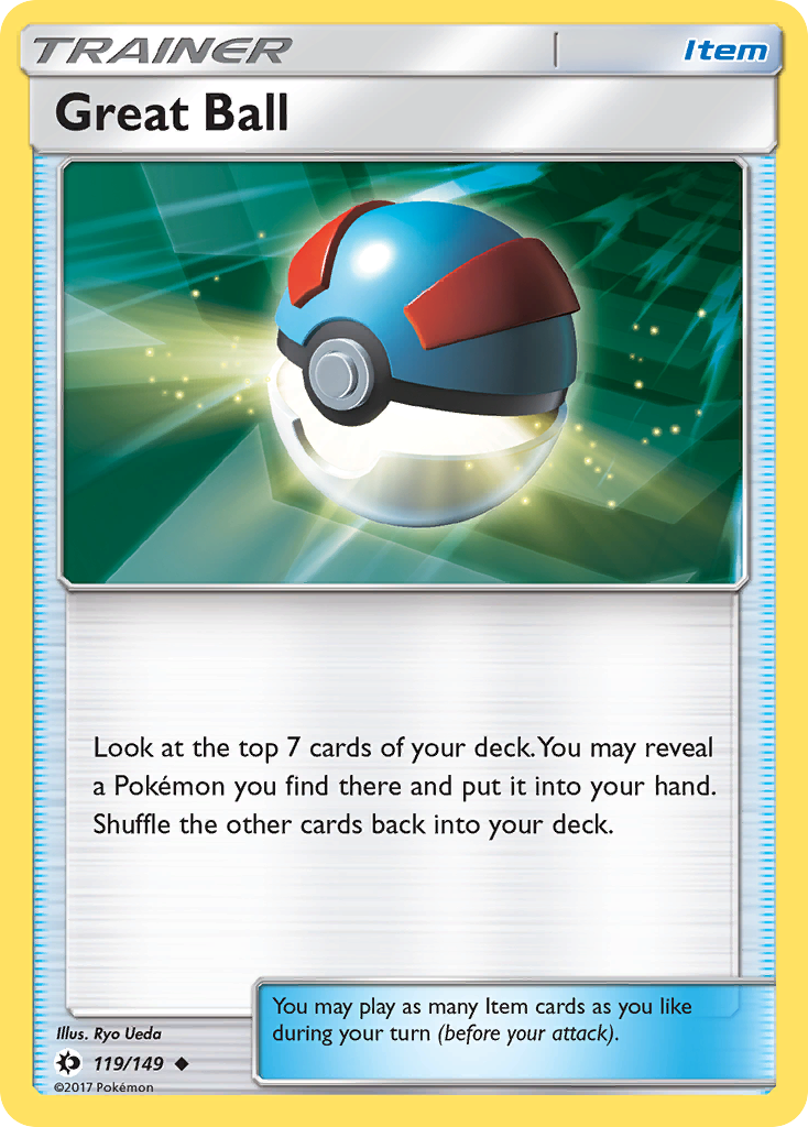 Great Ball (119/149) [Sun & Moon: Base Set] | Event Horizon Hobbies CA