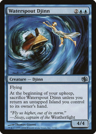 Waterspout Djinn [Duel Decks: Jace vs. Chandra] | Event Horizon Hobbies CA