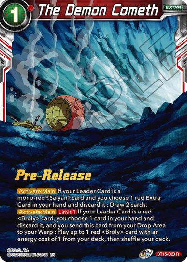 The Demon Cometh (BT15-023) [Saiyan Showdown Prerelease Promos] | Event Horizon Hobbies CA