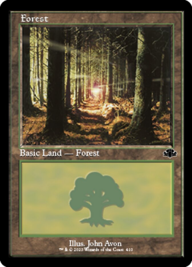 Forest (410) (Retro) [Dominaria Remastered] | Event Horizon Hobbies CA