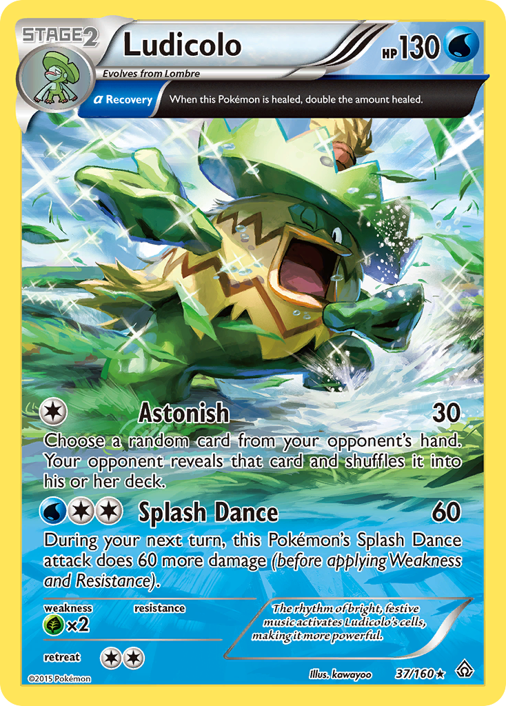 Ludicolo (37/160) [XY: Primal Clash] | Event Horizon Hobbies CA