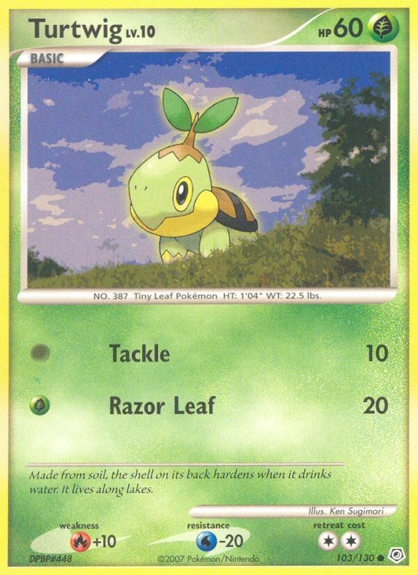 Turtwig (103/130) [Diamond & Pearl: Base Set] | Event Horizon Hobbies CA