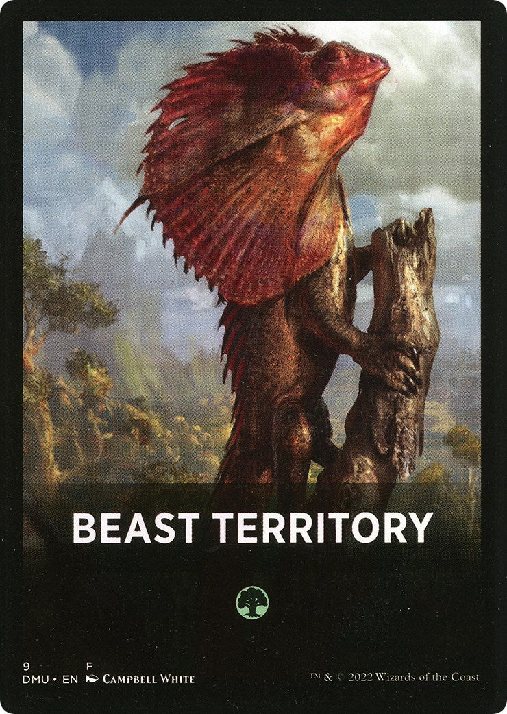 Beast Territory Theme Card [Dominaria United Tokens] | Event Horizon Hobbies CA