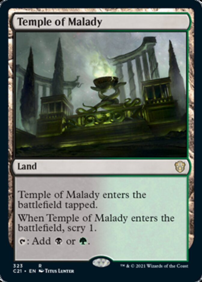 Temple of Malady [Commander 2021] | Event Horizon Hobbies CA