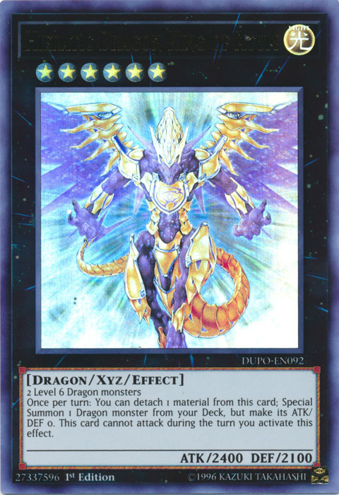 Hieratic Dragon King of Atum [DUPO-EN092] Ultra Rare | Event Horizon Hobbies CA