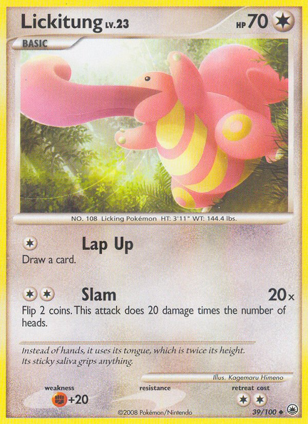 Lickitung (39/100) [Diamond & Pearl: Majestic Dawn] | Event Horizon Hobbies CA