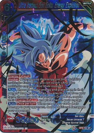 Ultra Instinct Son Goku, Energy Explosion (BT9-104) [Universal Onslaught] | Event Horizon Hobbies CA