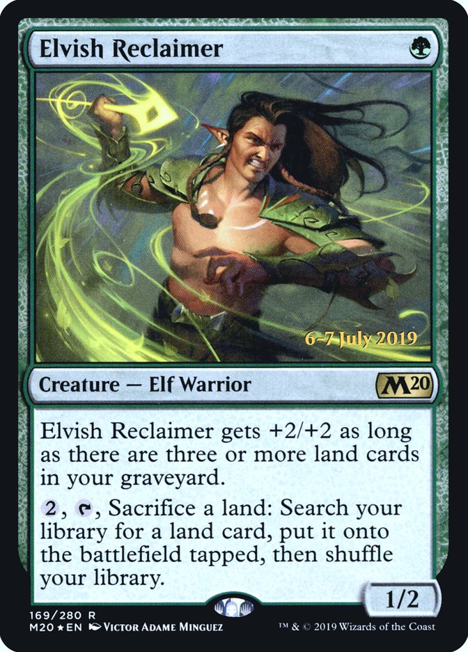 Elvish Reclaimer  [Core Set 2020 Prerelease Promos] | Event Horizon Hobbies CA