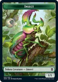 Insect // Kor Warrior Double-sided Token [Zendikar Rising Tokens] | Event Horizon Hobbies CA