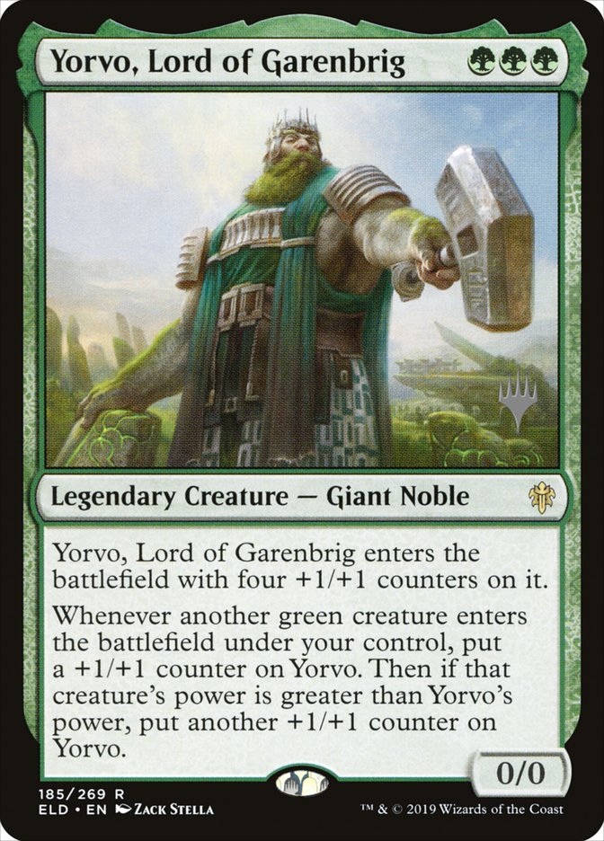 Yorvo, Lord of Garenbrig (Promo Pack) [Throne of Eldraine Promos] | Event Horizon Hobbies CA