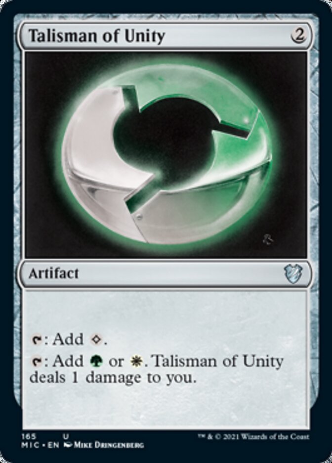 Talisman of Unity [Innistrad: Midnight Hunt Commander] | Event Horizon Hobbies CA