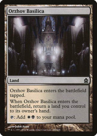 Orzhov Basilica [Commander 2011] | Event Horizon Hobbies CA