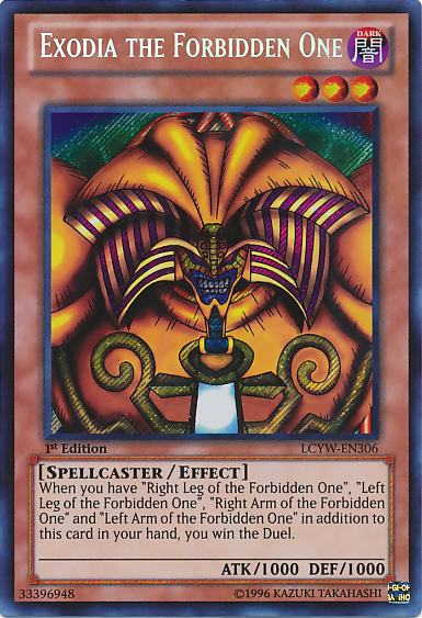 Exodia the Forbidden One [LCYW-EN306] Secret Rare | Event Horizon Hobbies CA