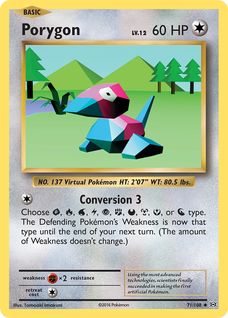 Porygon (71/108) [XY: Evolutions] | Event Horizon Hobbies CA