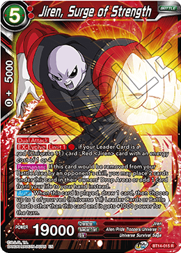 Jiren, Surge of Strength (BT14-015) [Cross Spirits] | Event Horizon Hobbies CA