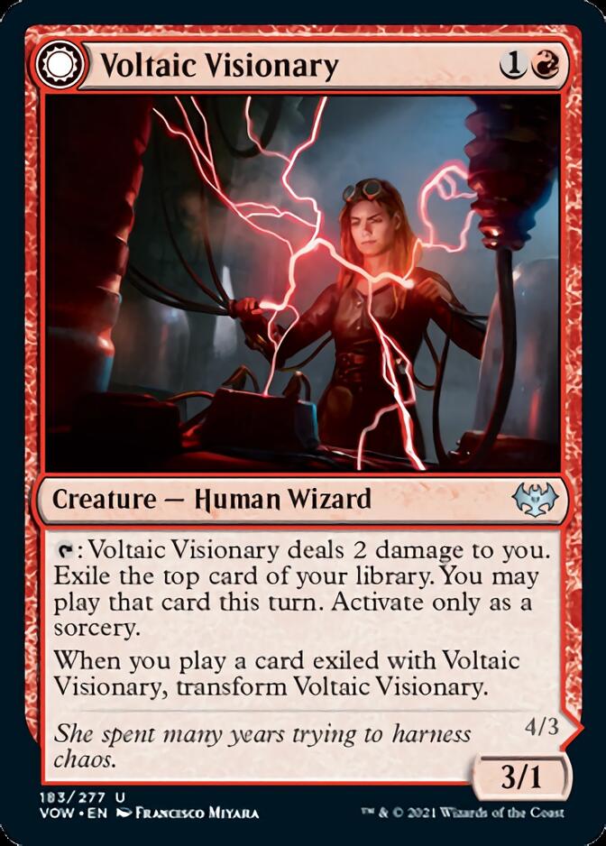 Voltaic Visionary // Volt-Charged Berserker [Innistrad: Crimson Vow] | Event Horizon Hobbies CA