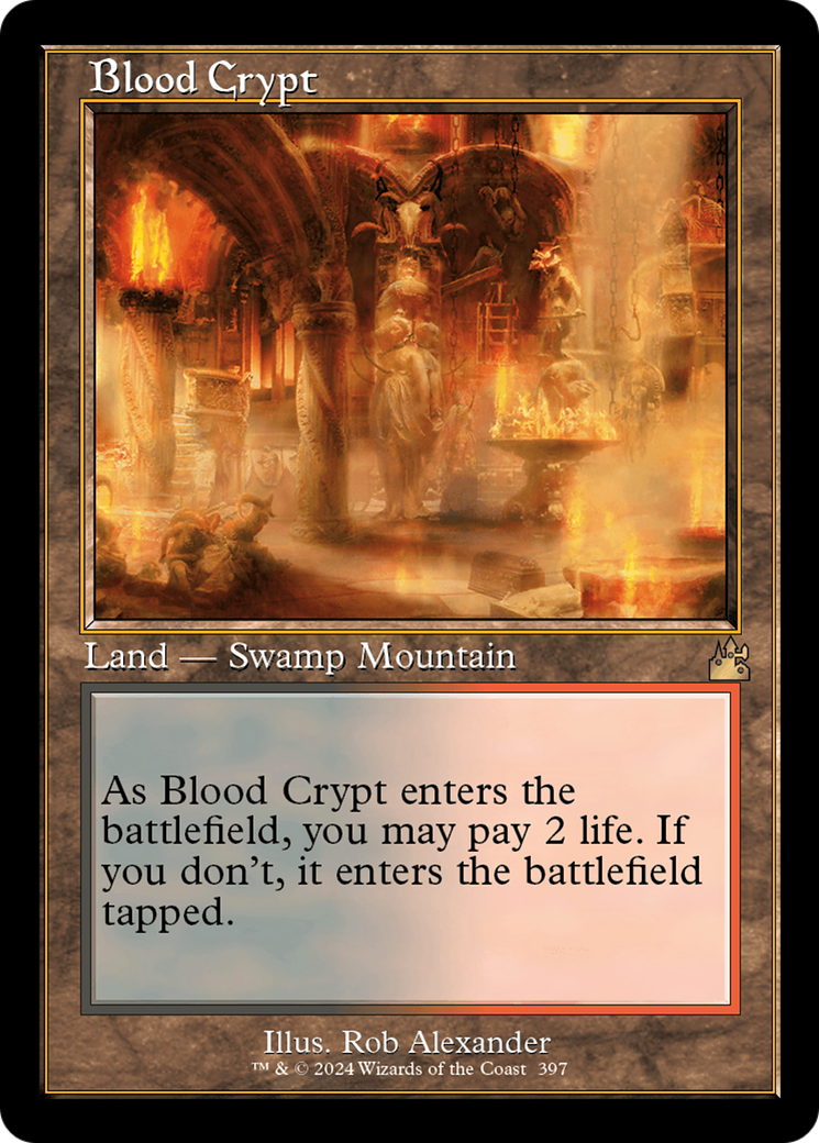 Blood Crypt (Retro) [Ravnica Remastered] | Event Horizon Hobbies CA