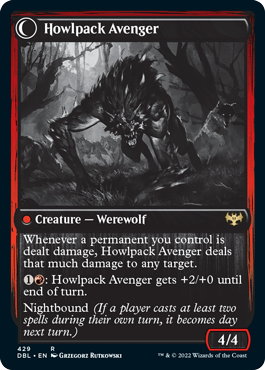 Ill-Tempered Loner // Howlpack Avenger [Innistrad: Double Feature] | Event Horizon Hobbies CA