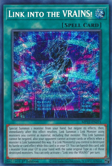 Link into the VRAINS! [MP22-EN271] Prismatic Secret Rare | Event Horizon Hobbies CA