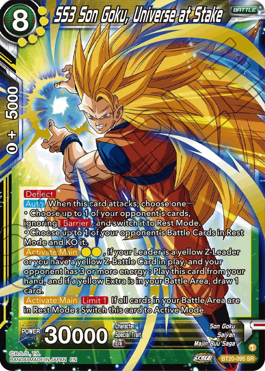 SS3 Son Goku, Universe at Stake (BT20-095) [Power Absorbed] | Event Horizon Hobbies CA