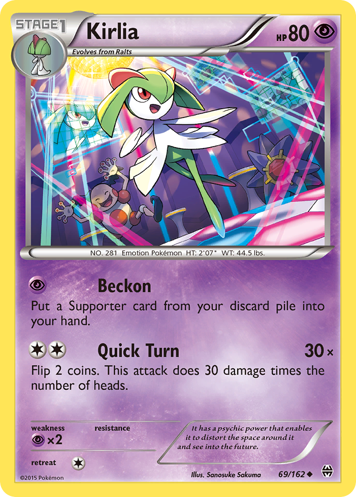 Kirlia (69/162) [XY: BREAKthrough] | Event Horizon Hobbies CA