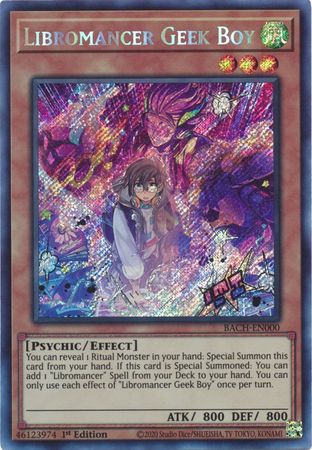 Libromancer Geek Boy [BACH-EN000] Secret Rare | Event Horizon Hobbies CA