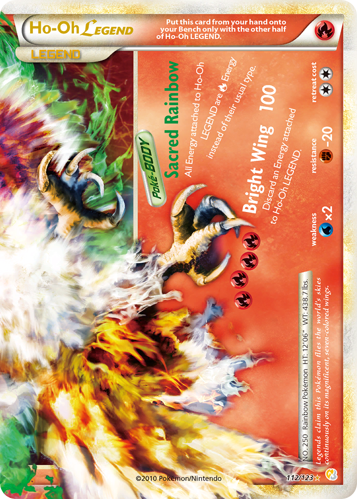 Ho-Oh LEGEND (112/123) [HeartGold & SoulSilver: Base Set] | Event Horizon Hobbies CA