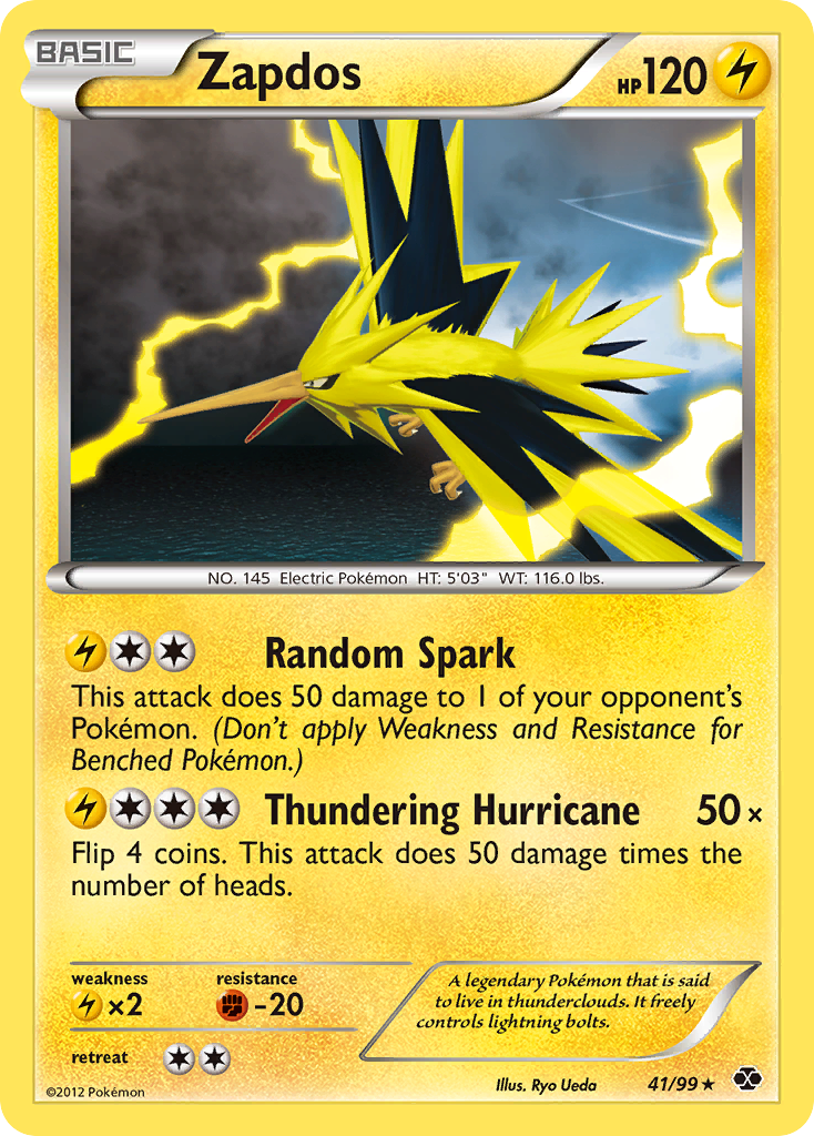 Zapdos (41/99) [Black & White: Next Destinies] | Event Horizon Hobbies CA