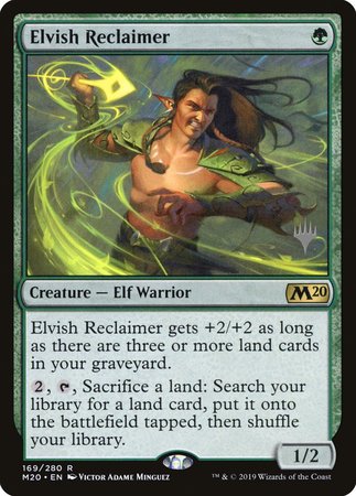 Elvish Reclaimer [Core Set 2020 Promos]