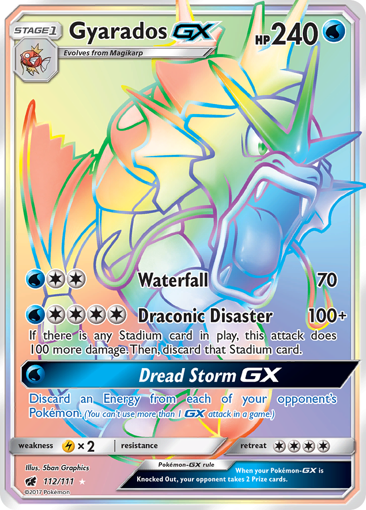 Gyarados GX (112/111) [Sun & Moon: Crimson Invasion] | Event Horizon Hobbies CA