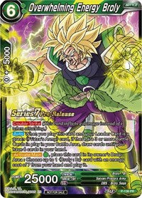 Overwhelming Energy Broly (Alt Art) (P-136) [Assault of the Saiyans Prerelease Promos] | Event Horizon Hobbies CA