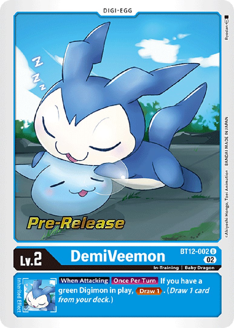 DemiVeemon [BT12-002] [Across Time Pre-Release Cards] | Event Horizon Hobbies CA