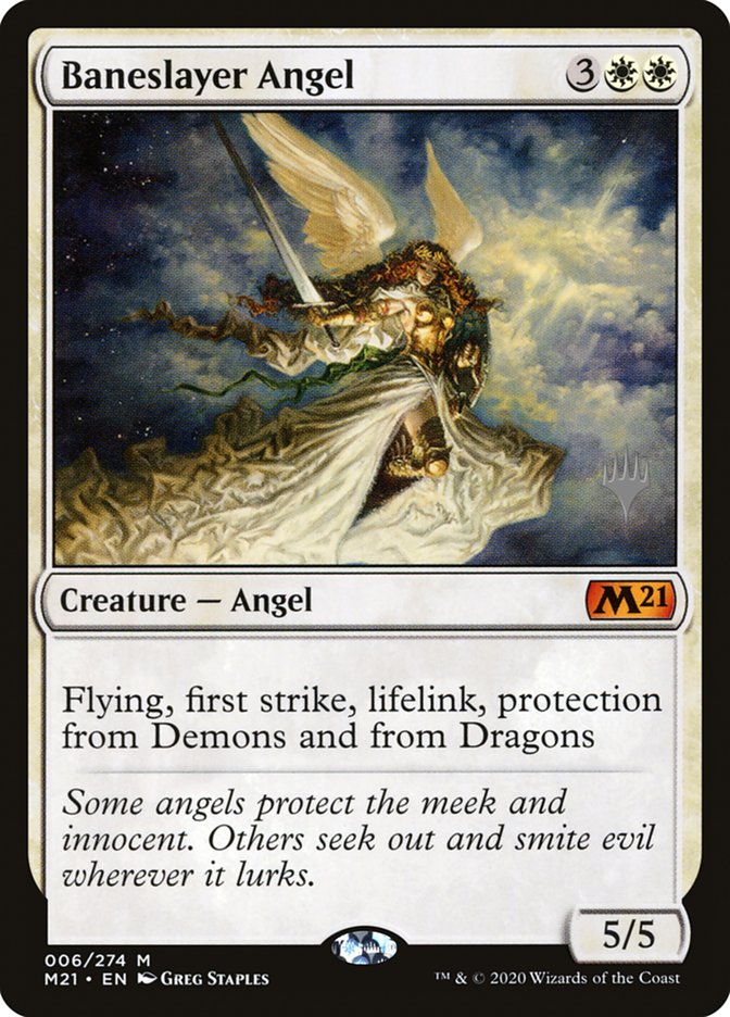 Baneslayer Angel (Promo Pack) [Core Set 2021 Promos] | Event Horizon Hobbies CA