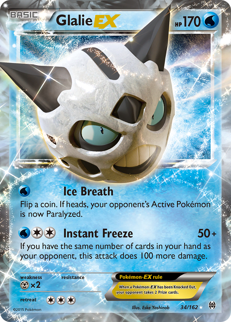 Glalie EX (34/162) [XY: BREAKthrough] | Event Horizon Hobbies CA