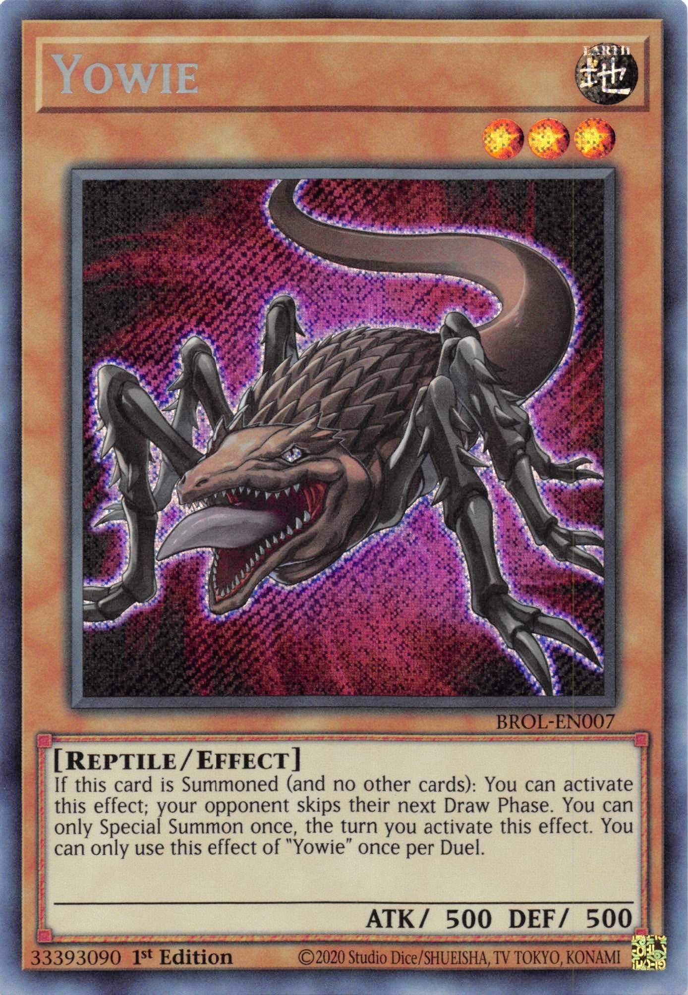 Yowie [BROL-EN007] Secret Rare | Event Horizon Hobbies CA