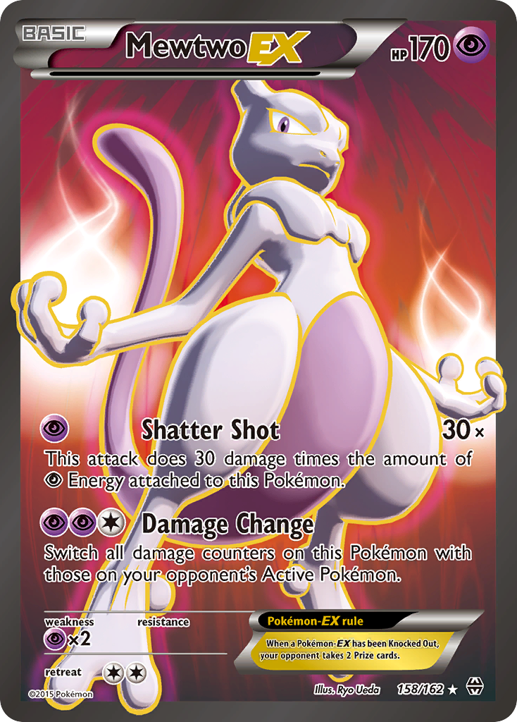 Mewtwo EX (158/162) [XY: BREAKthrough] | Event Horizon Hobbies CA