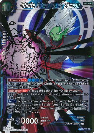 Infinite Force Fused Zamasu (BT2-058) [Union Force] | Event Horizon Hobbies CA