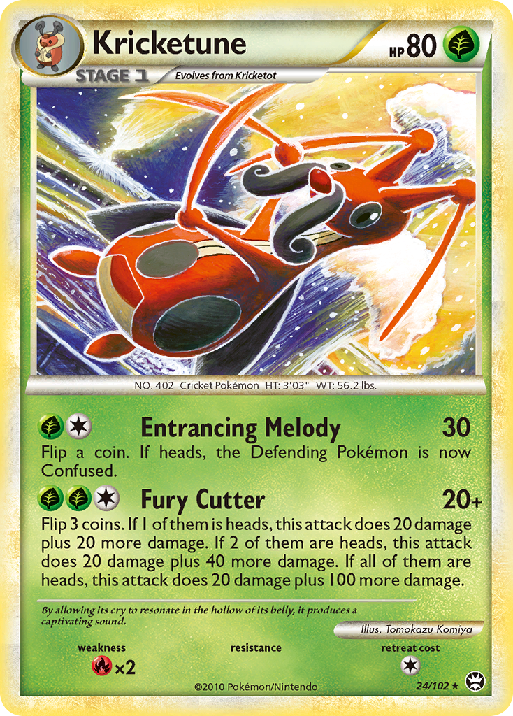 Kricketune (24/102) [HeartGold & SoulSilver: Triumphant] | Event Horizon Hobbies CA