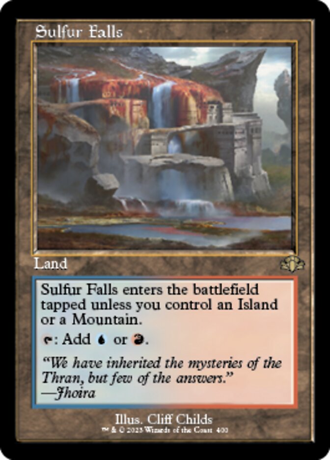 Sulfur Falls (Retro) [Dominaria Remastered] | Event Horizon Hobbies CA