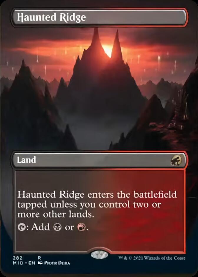 Haunted Ridge (Borderless) [Innistrad: Midnight Hunt] | Event Horizon Hobbies CA