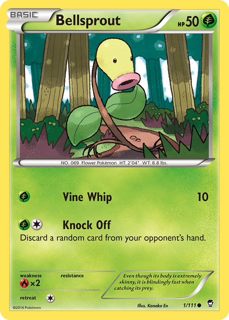 Bellsprout (1/111) [XY: Furious Fists] | Event Horizon Hobbies CA