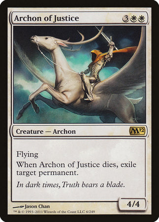 Archon of Justice [Magic 2012] | Event Horizon Hobbies CA