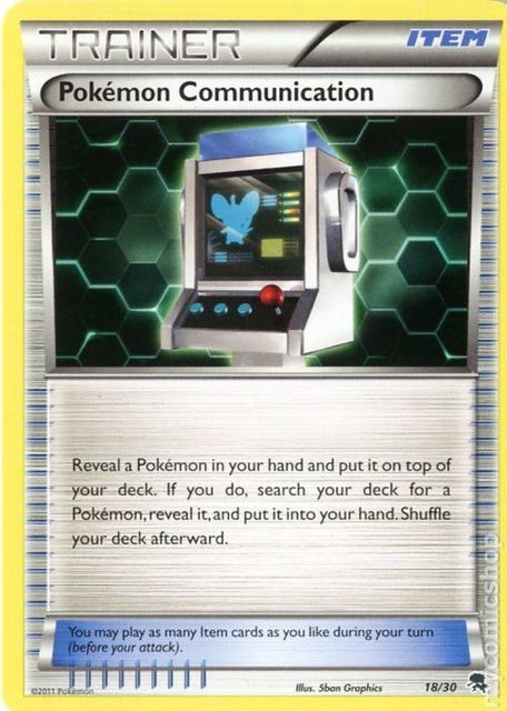 Pokemon Communication (18/30) [Black & White: Trainer Kit - Zoroark] | Event Horizon Hobbies CA